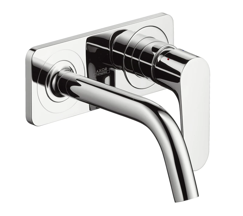AXOR 34112000 Citterio M Wall-Mounted Basin Tap Mixer, Chrome, spout Length 16.7 cm