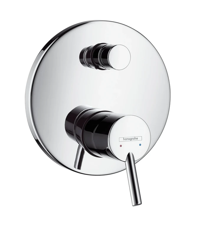 hansgrohe Talis S bath and shower mixer for 2 outlets with integrated backflow prevention, chrome