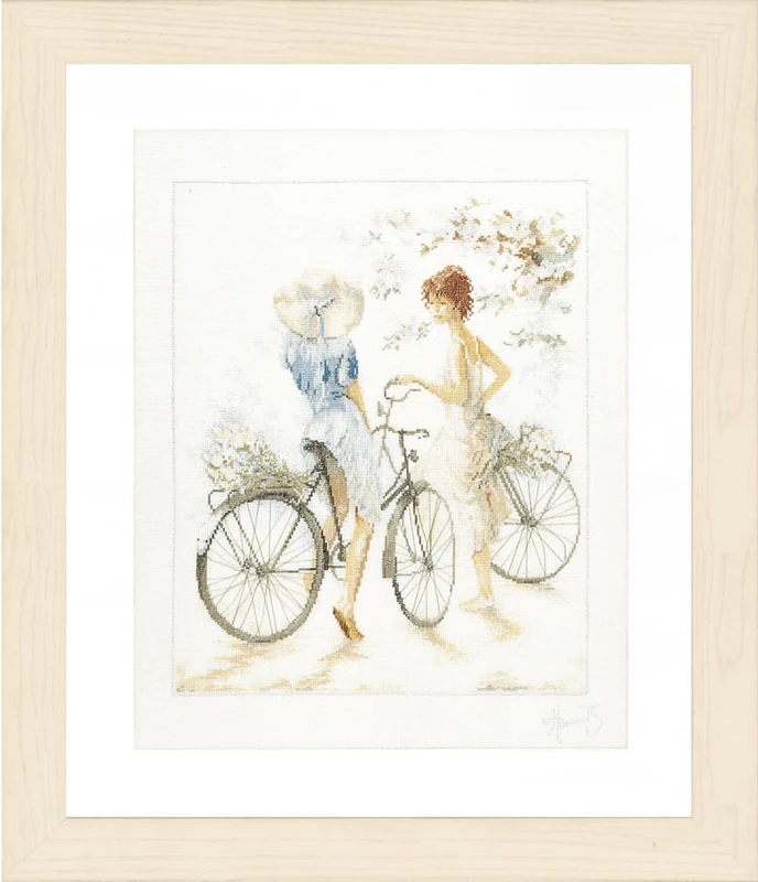 Lanarte PN-0007949 Girls on Bicycle, Pack of 1
