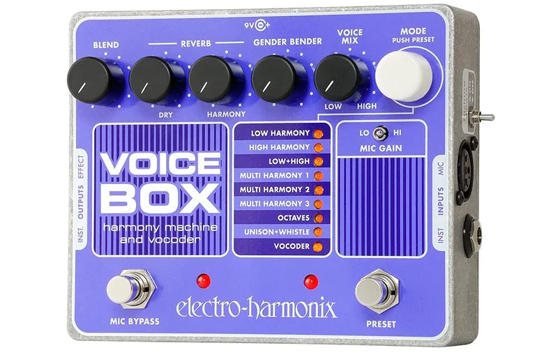 Electro Harmonix Voice Box Vocoder Guitar Effec ts Pedal - Effect for Guitars