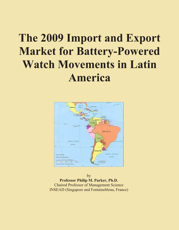 The 2009 Import and Export Market for Battery-Powered Watch Movements in Latin America