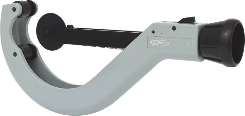 KS Tools 222.1250 Automatic ratchet pipe cutter for plastic pipe, 50-140mm