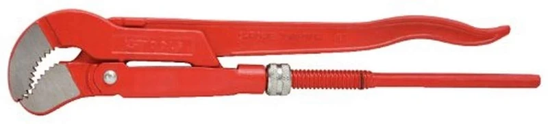 KS Tools 113.3000 Swed. Pattern Pipe Wrench 45 Degree Angled 3-inch
