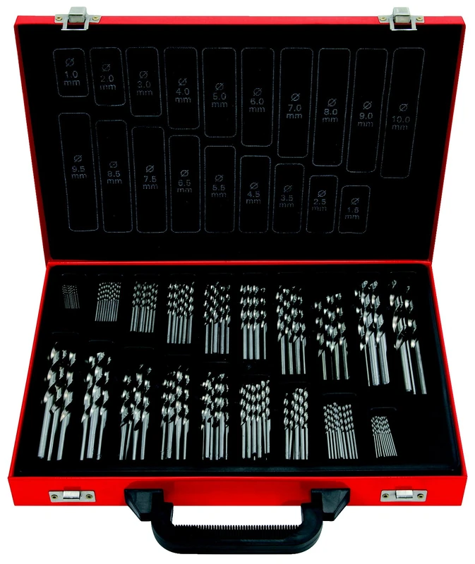 Ks Tools HSS-G Co Spiral Drill Assortment (170 Pieces)