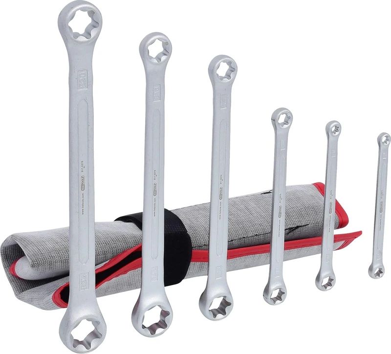 KS Tools 911.0370 ETX E6-E24 Classic Ring Spanner Set
