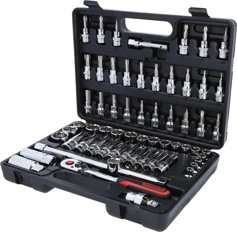 KS Tools 918.0661 3/8-inch Chrome+ Socket Set (61 Pieces)