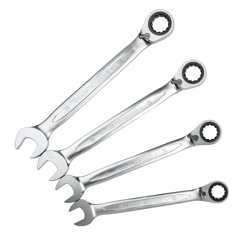 KS Tools 503.4601 24-32mm GearPlus Rev Comb Spanner Set (4 Pieces)