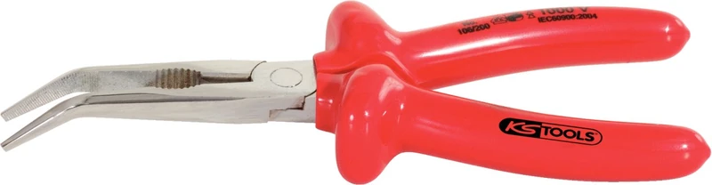 KS Tools Classic 1000V 200mm Bent Nose Plier
