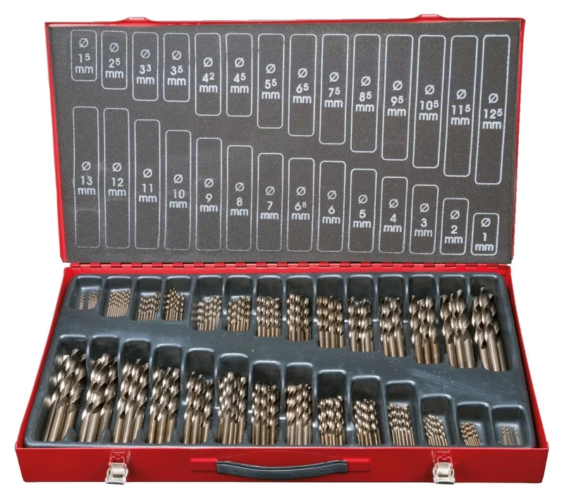 Ks Tools HSS-G Co Spiral Drill Assortment (230 Pieces)
