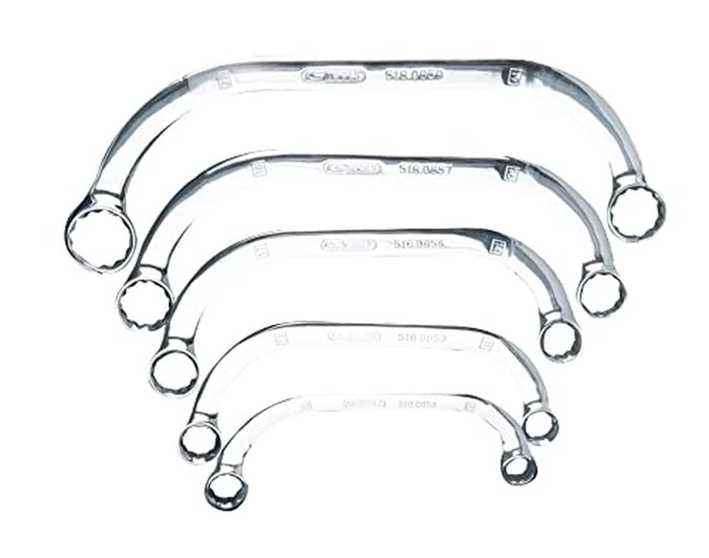 KS Tools 518.0850 10-22mm Chrome+ Half Moon Manifold Spanner Set (5 Pieces)