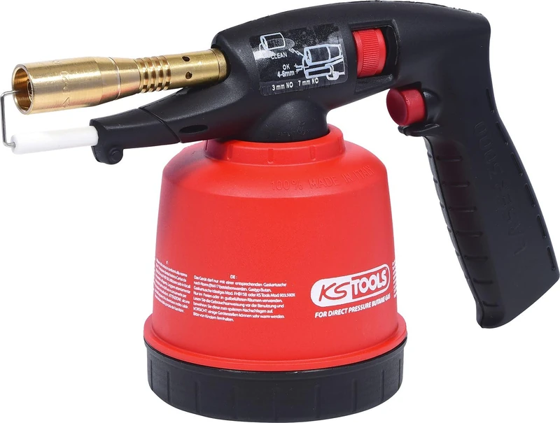 KS Tools 903.5902 Piezo Plastic Cartridge Soldering Torch