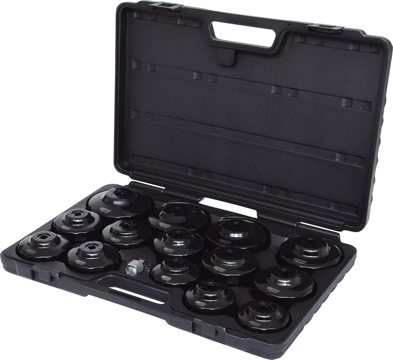 KS Tools 3/8-inch Oil Filter Socket Set Cup (15 Pieces)