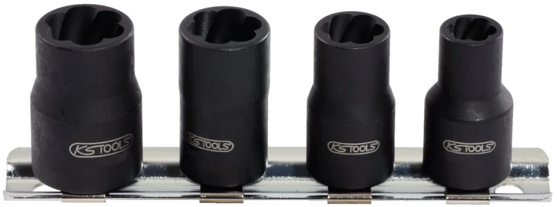 KS Tools 913.1450 8-13mm 1/4-inch Twist Sockets Set (4 Pieces)