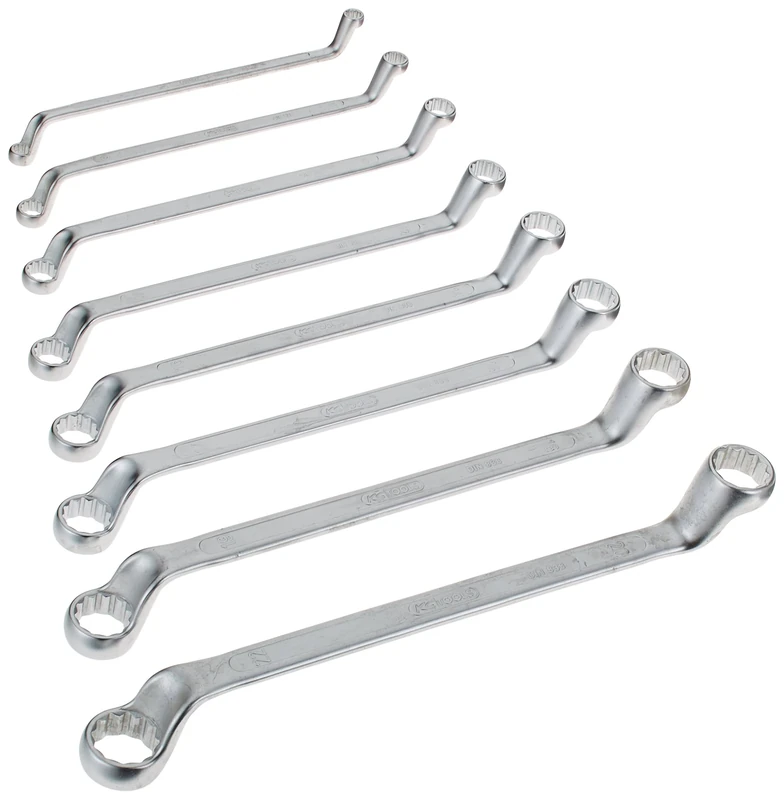 KS Tools 920.0248 Ultimate Plus Ring Spanner Set Offset (8 Pieces)