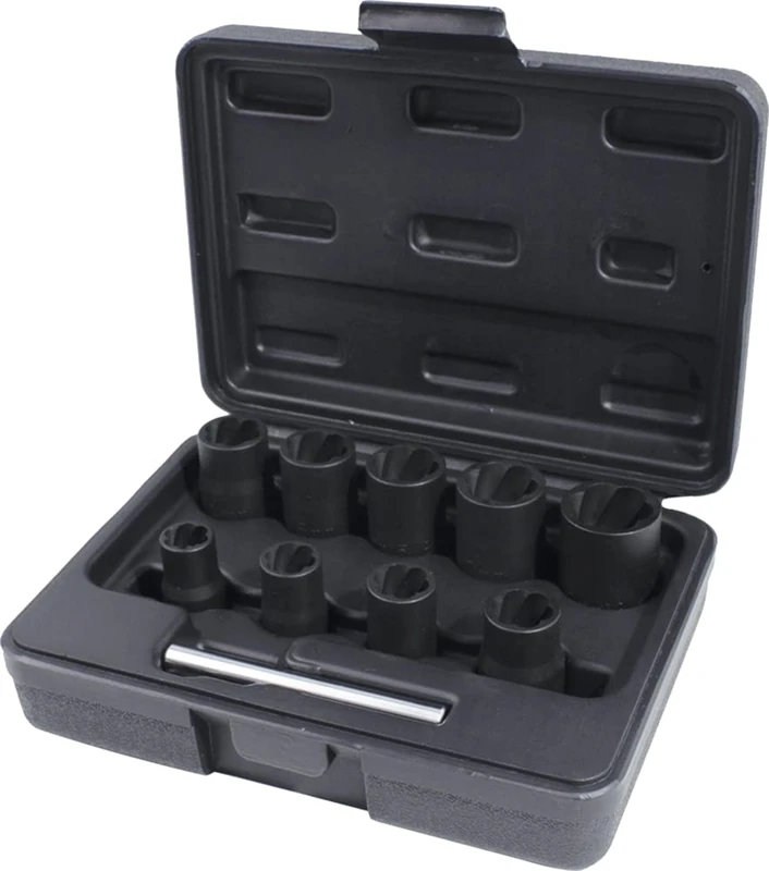 KS Tools 913.3855 3/8-inch 10-19mm Twist Socket Set (10 Pieces)