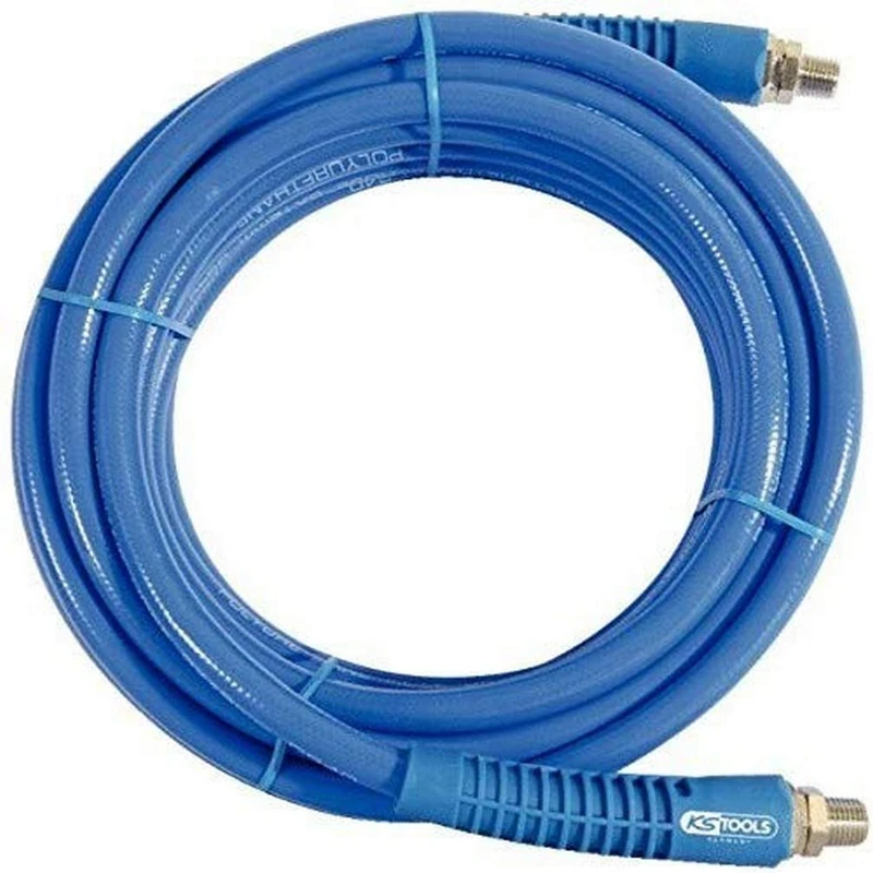 KS Tools 515.3345 8 x 12mm PU Compressed Air Spiral Hose