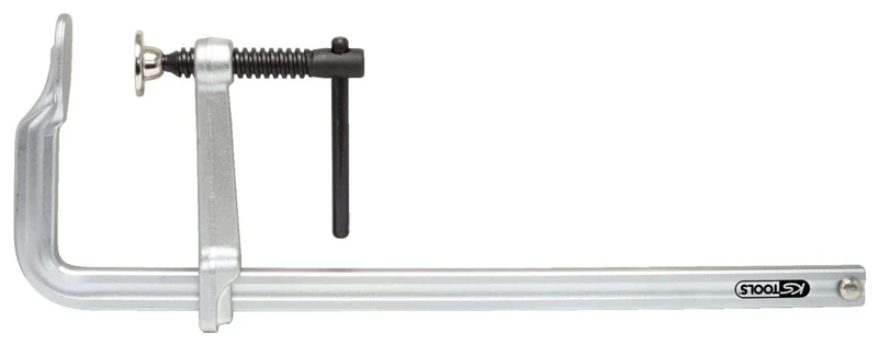KS Tools 300mm Steel Screw Clamp with T-Handle