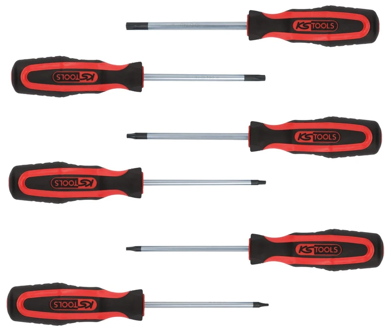 KS Tools 159.0030 TX T10 - T40 Ergo+ Screwdriver Set (6 Pieces)