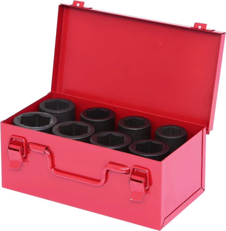 KS Tools 515.0308 Impact Socket Set (8 Pieces) 1-inch 24-38mm Deep