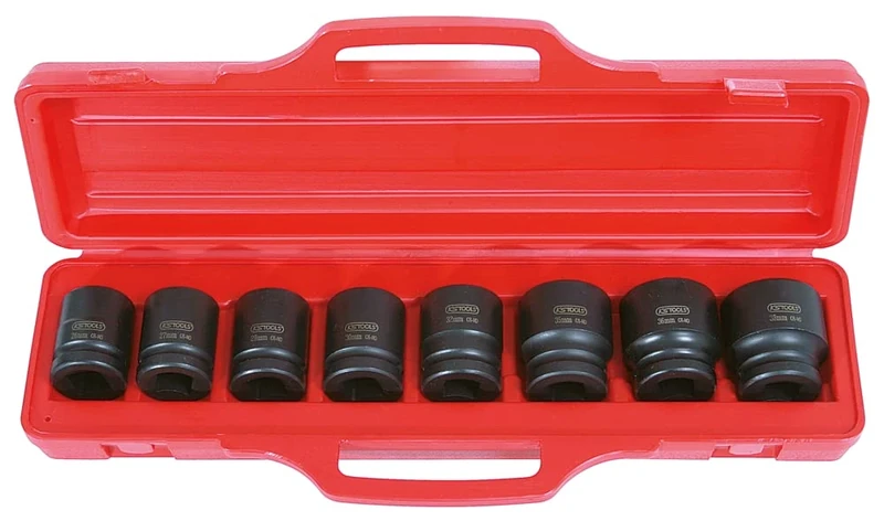 KS Tools 515.0208 26-38mm 3/4-inch Impact Socket Set (8 Pieces)