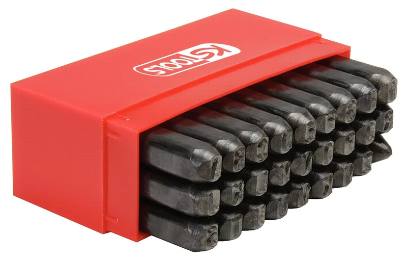KS Tools 5mm Letter Stamping Set (27 Pieces)
