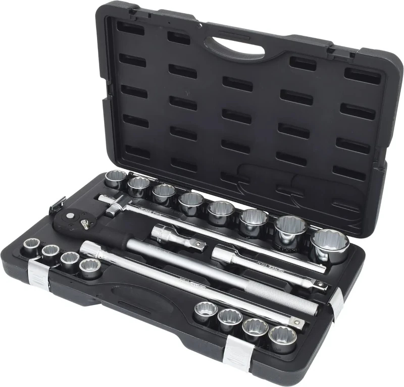 KS Tools 911.0751 3/4-inch 12-Point Classic Socket Set (21 Pieces)