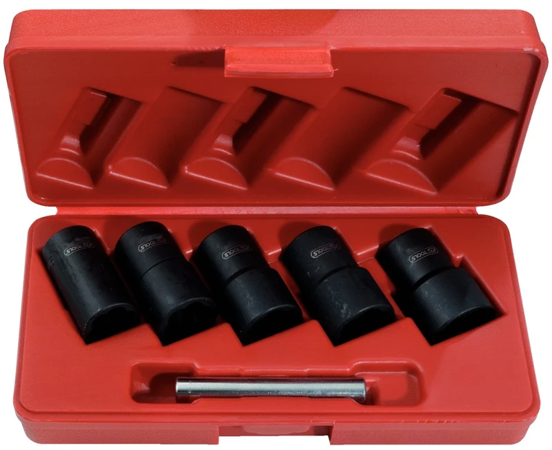 KS Tools 913.1240 1/2-inch 19-25mm Twist Socket Set (6 Pieces)