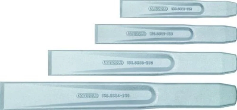 KS Tools 156.0690 Flat Chisel Set (4 Pieces)