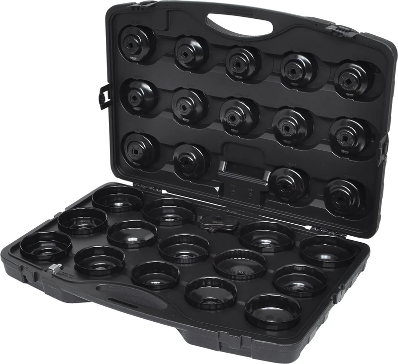 KS Tools 150.9350 3/8-inch Oil Filter Socket Set Cup (30 Pieces)