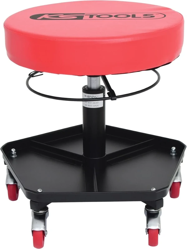 KS Tools 500.8030 Workshop Swivel Stool Adjustable Height