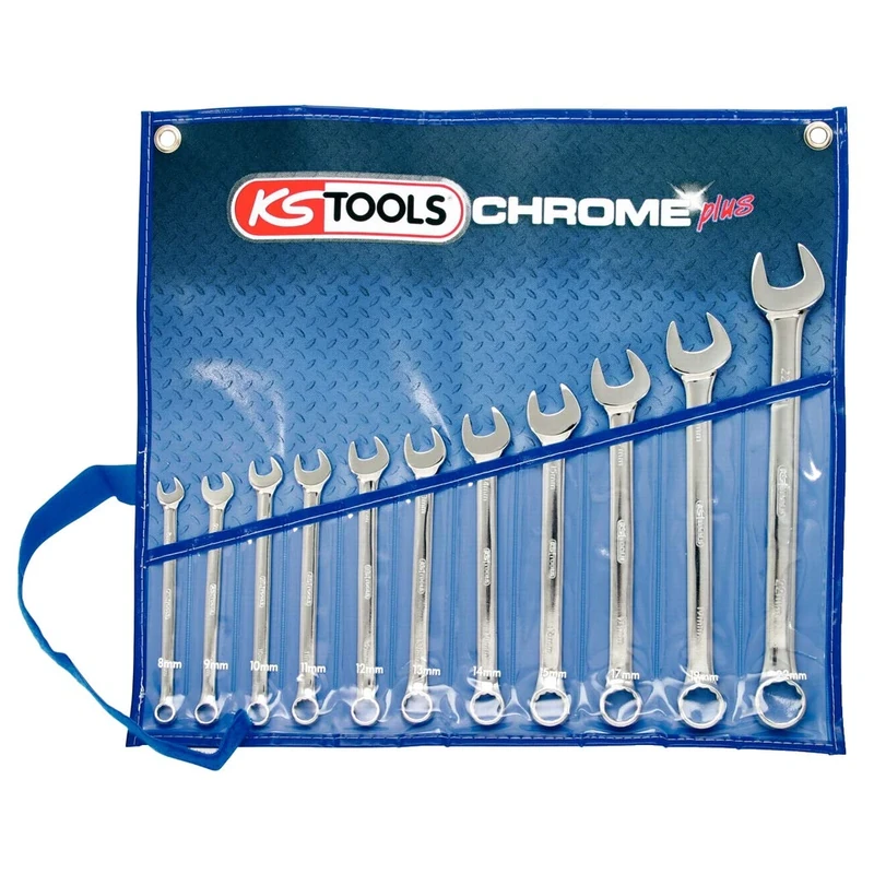 KS Tools 518.0641 8-22mm Chrome+ Combi Spanner Set (11 Pieces)