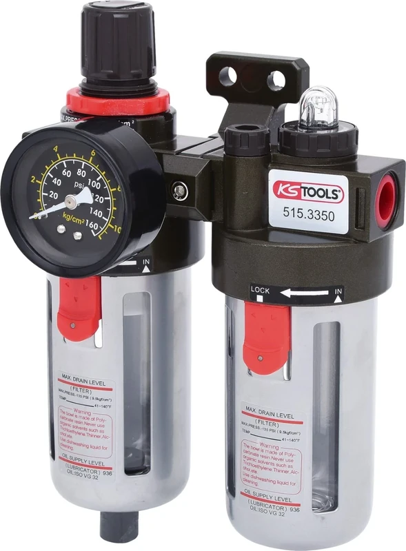 KS Tools 515.3350 3/8-inch Compressed Air Service Unit