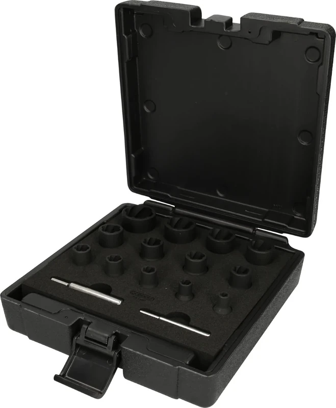 KS Tools 913.1460 Spiral Profile Socket Set 1/4-inch+1/2-inch 1(5 Pieces)