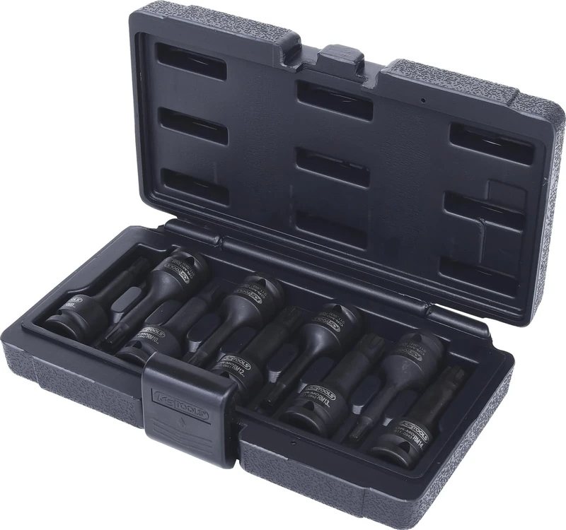 KS Tools 911.0934 1/2-inch Impact Socket Set Ribe Long (9 Pieces)