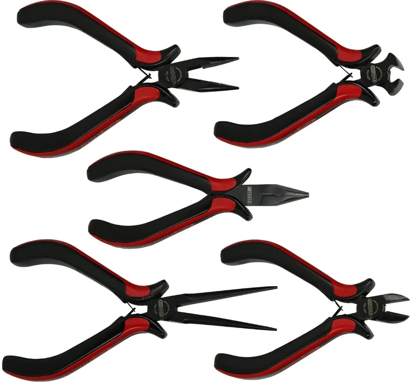 KS Tools Precision 125-150mm Plier Set (5 Pieces)