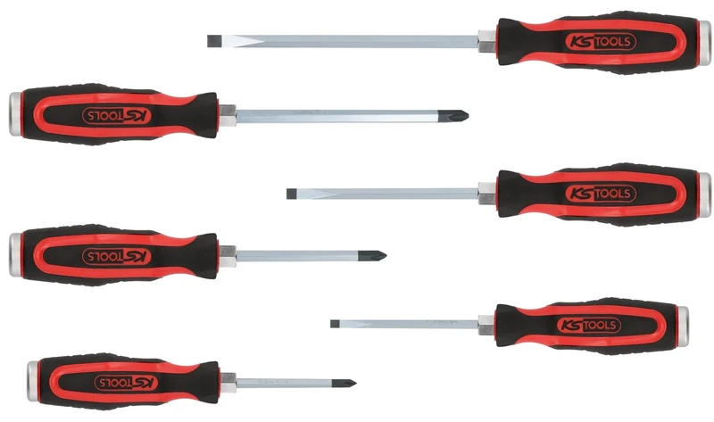 KS Tools 151.116 Ergomax PH/Slot Screwdriver Set (6 Pieces)