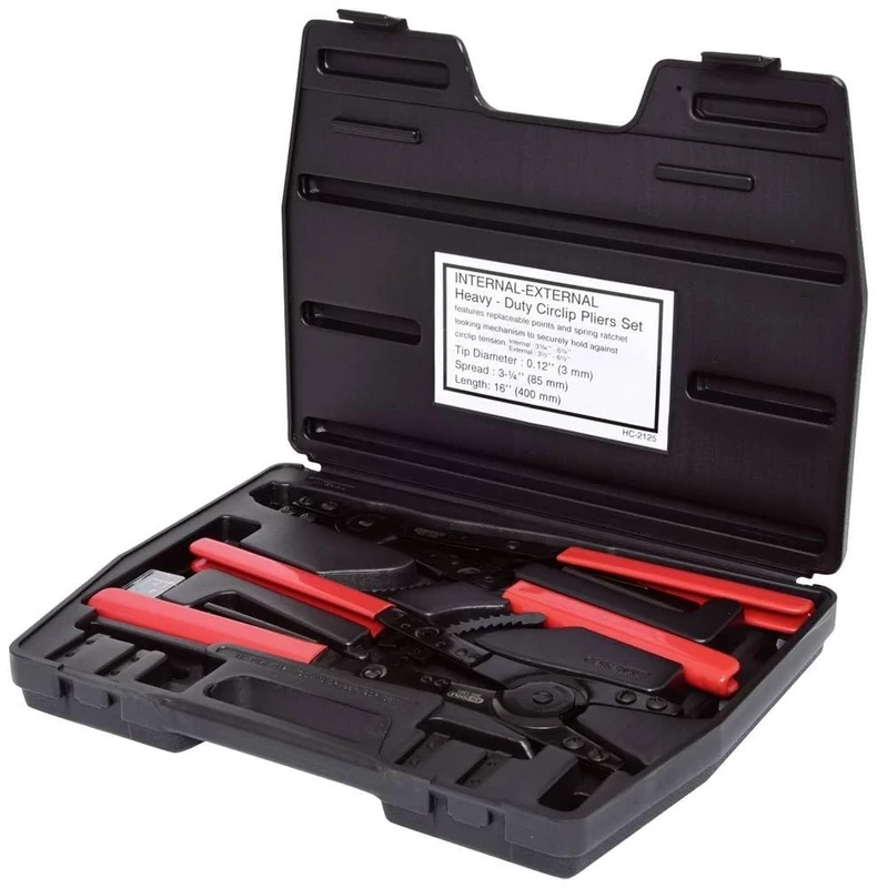 KS Tools 500.1300 Circlip Pliers Set (14 Pieces)