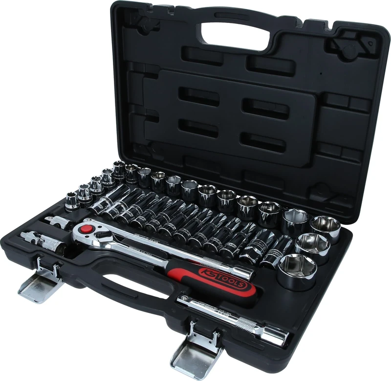 KS Tools 918.0635 1/2-inch Chrome+ Socket Set (35 Pieces)