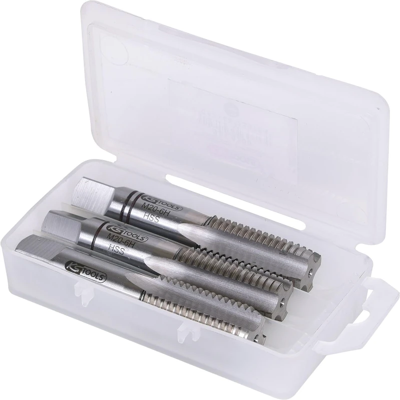 KS Tools HSS M20X2.5 Medium Tap Set (3 Pieces)