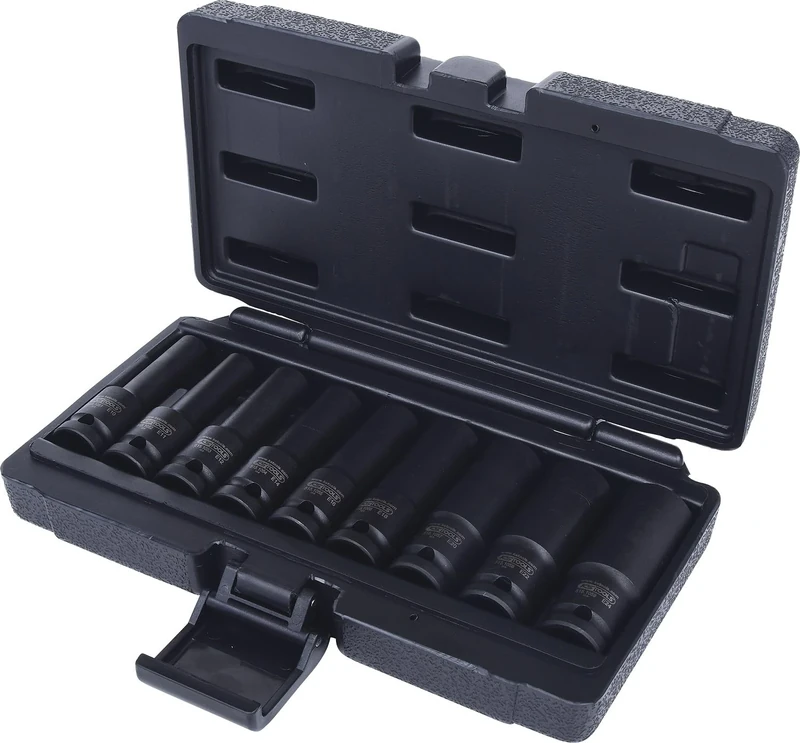 KS Tools 515.1050 Impact Socket Set ETX (9 Pieces) 1/2-inch E10-E24