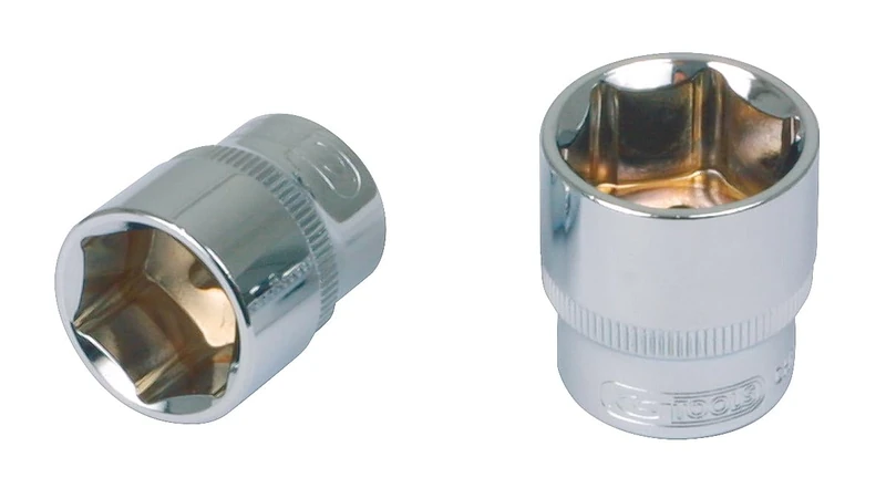 '1/4 "Stecknuã? Flank Drive 5.5 mm Hex Socket, Short AUSFÃ1/4hrung/Highly Polished on Hanger