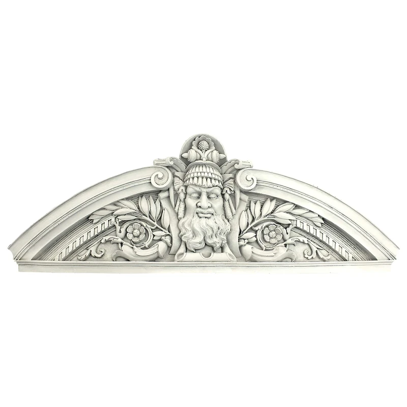 Design Toscano Prometheus, the Rebel Titan Sculptural Wall Pediment