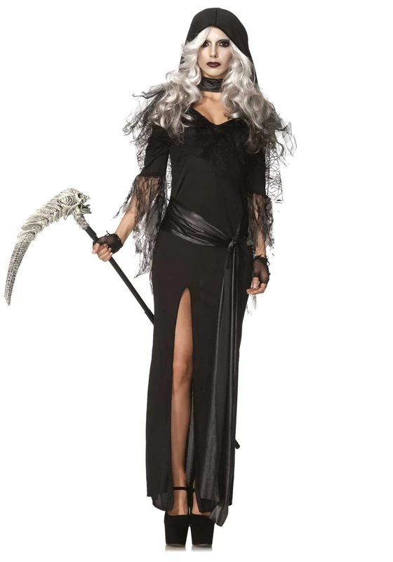 Leg Avenue Sexy Soul Stealer Costume (Small/Medium, Black)