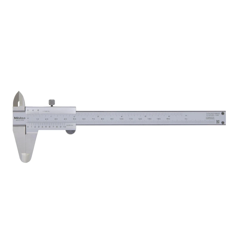 Mitutoyo MIT530-104 Vernier Caliper, 0mm-150mm/0"-6" Range
