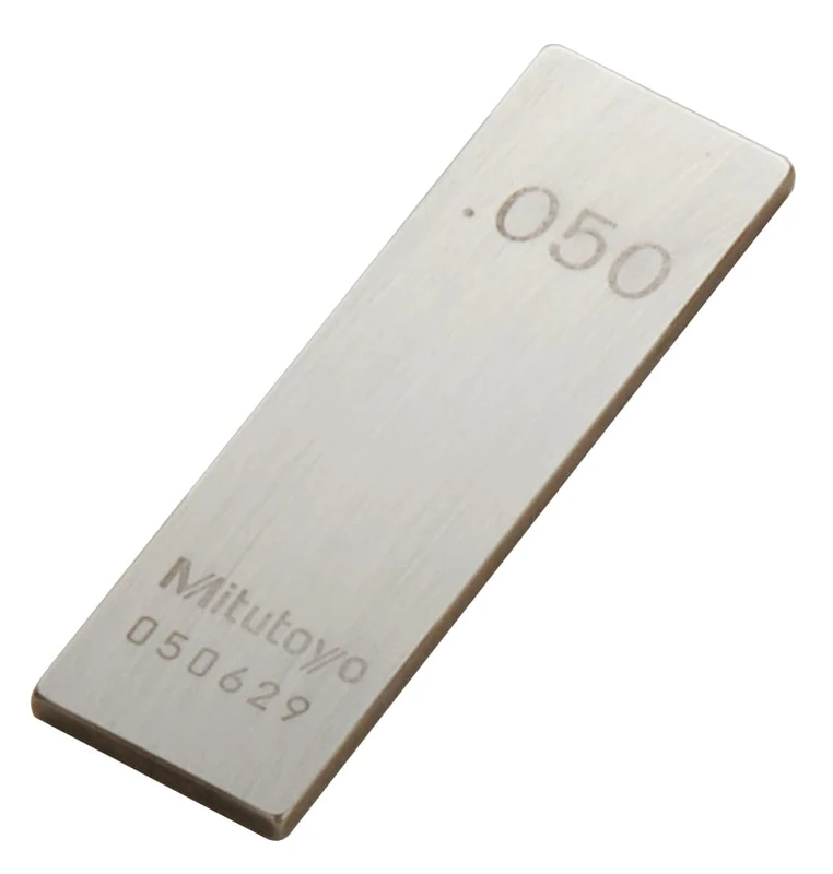 Mitutoyo - 611202-531 Steel Rectangular Gage Block, ASME Grade 0, 2.0" Length - Image 1