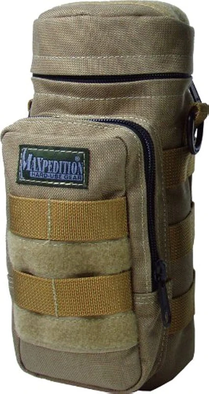 Maxpedition Bottle Holder, Khaki, 10 -Inch x 4 -Inch