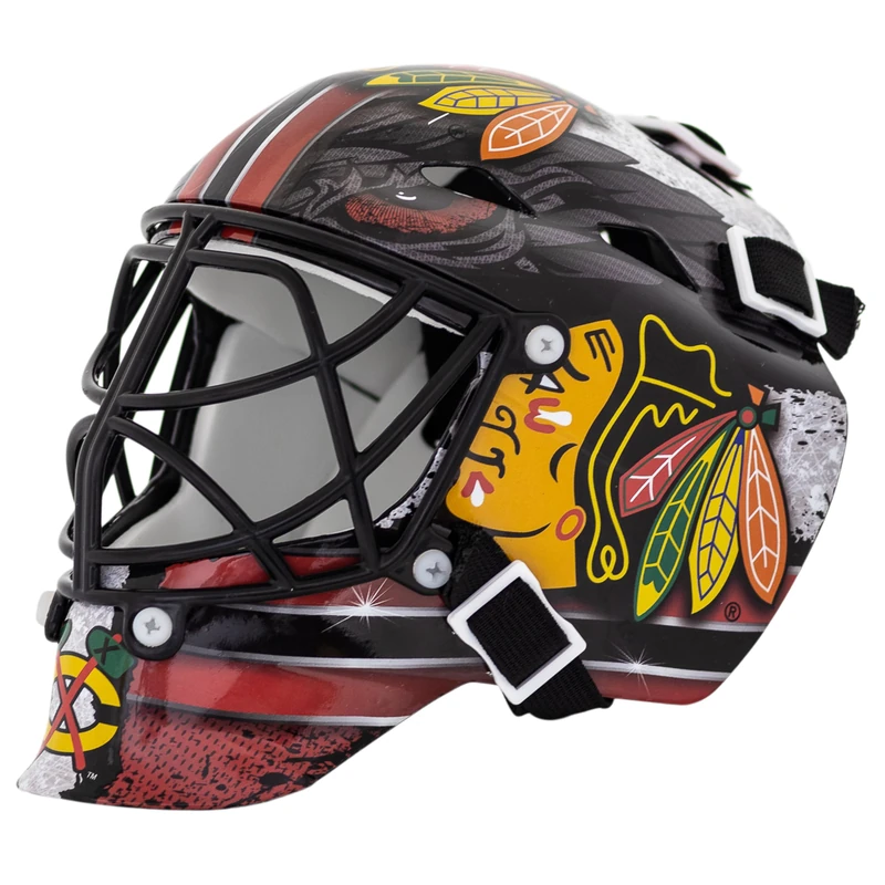 Franklin Sports St. Louis Blues NHL Team Logo Mini Hockey Goalie Mask with Case - Collectible Goalie Mask with Official NHL Logos and Colors
