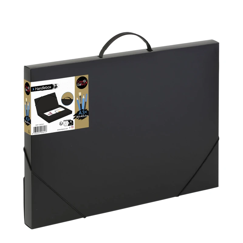 Viquel 939053 A3 Polypropylene Case - Black