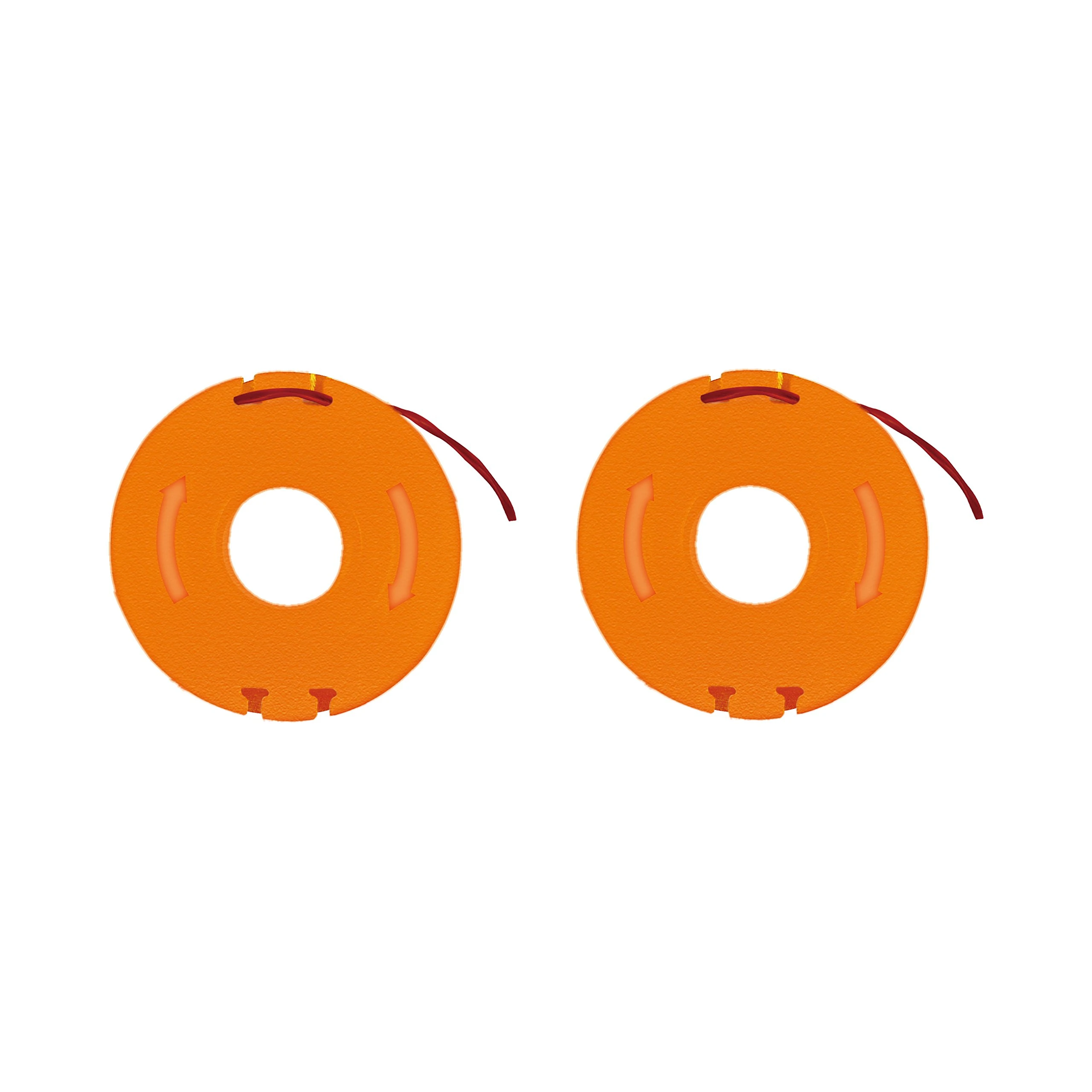Worx WA0004 Replacement Spool Line Twin Pack for WORX Grass Trimmer WG169E, WG163E, WG154E, WG157E – Pre-Wound DNA2 Double Helix Cutting Line – 2 x Spools for 20V Cordless Strimmer