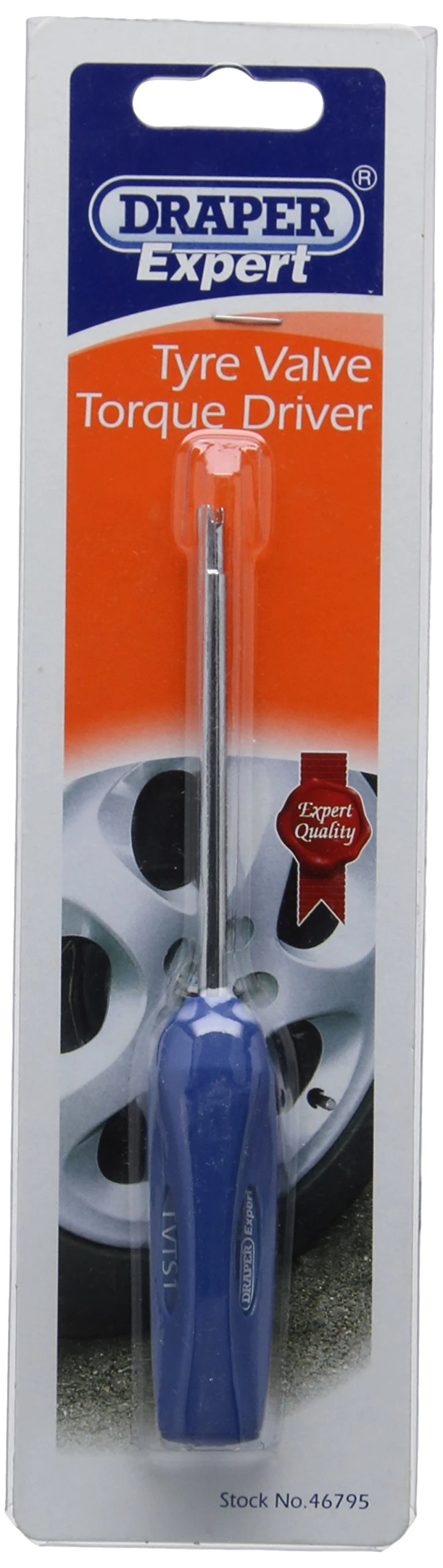Draper 46795 Expert Tyre Valve Torque Driver , Blue